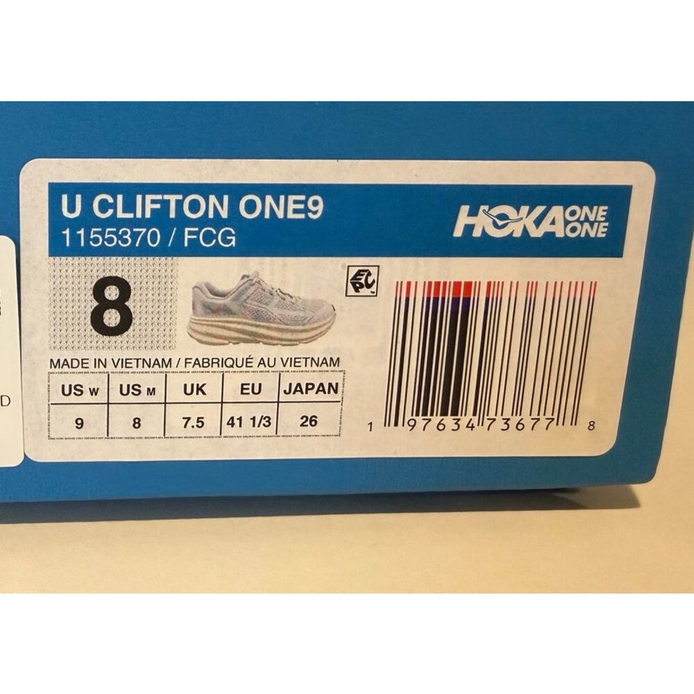 NIB Hoka® Clifton One9 Trainers - W9/M8 - Picture 7 of 10